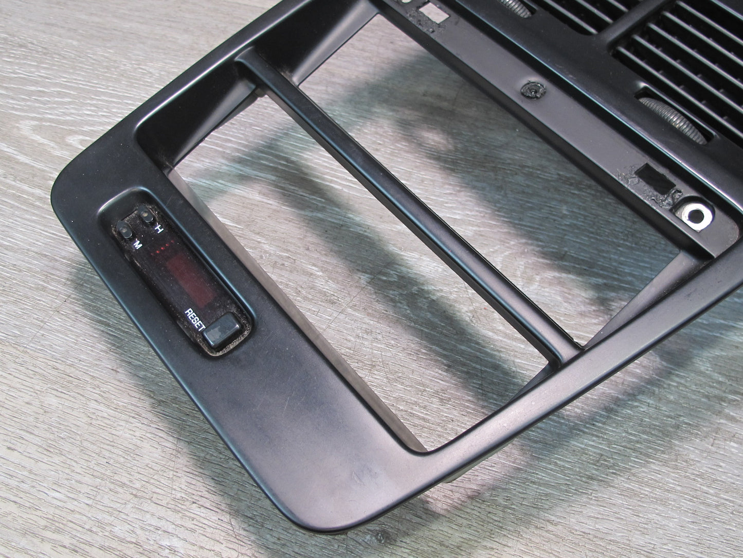 92-96 Nissan Z32 300ZX Dash Center Radio Climate Trim Panel Air Vent w Clock OEM