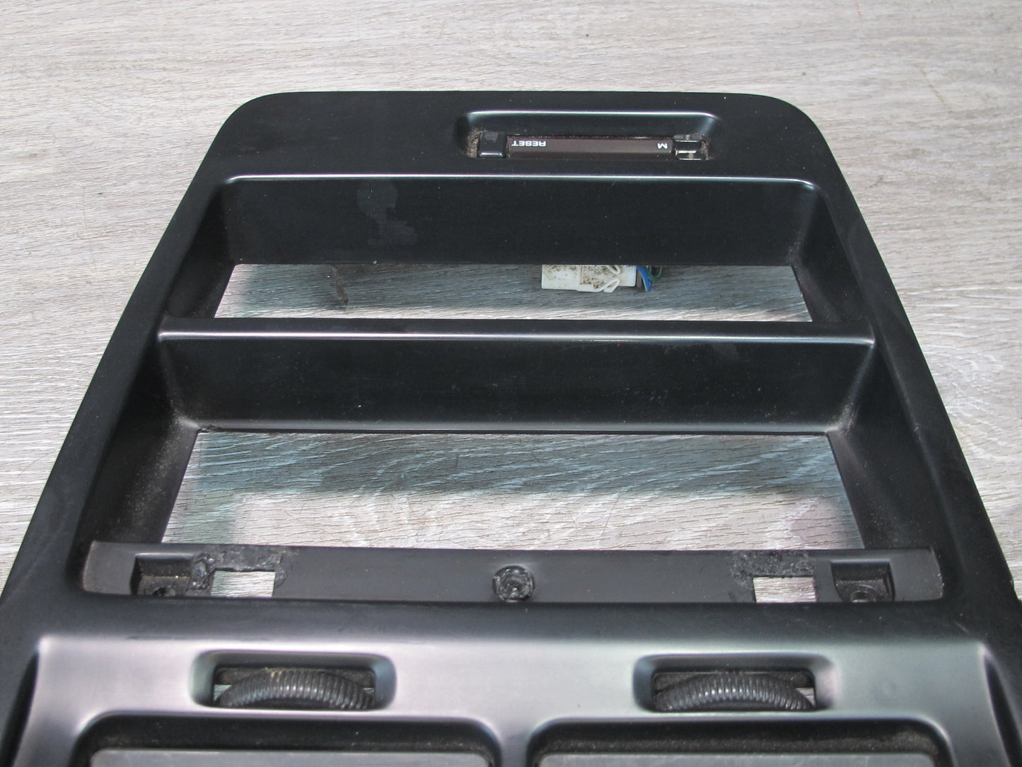 92-96 Nissan Z32 300ZX Dash Center Radio Climate Trim Panel Air Vent w Clock OEM