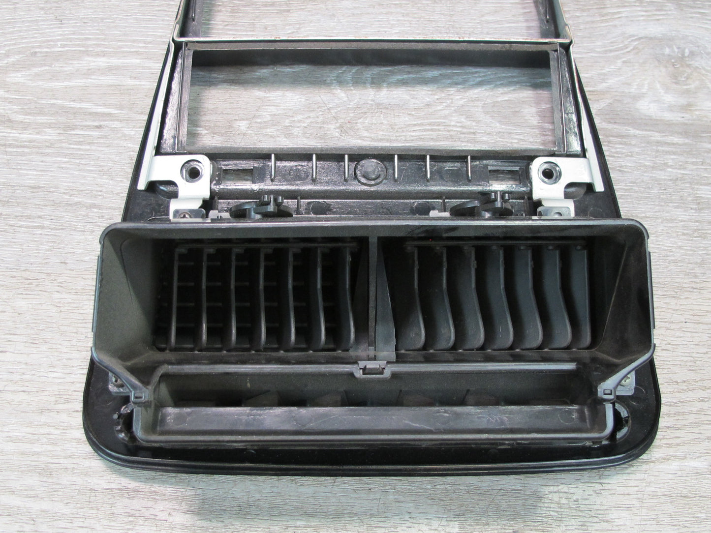 92-96 Nissan Z32 300ZX Dash Center Radio Climate Trim Panel Air Vent w Clock OEM