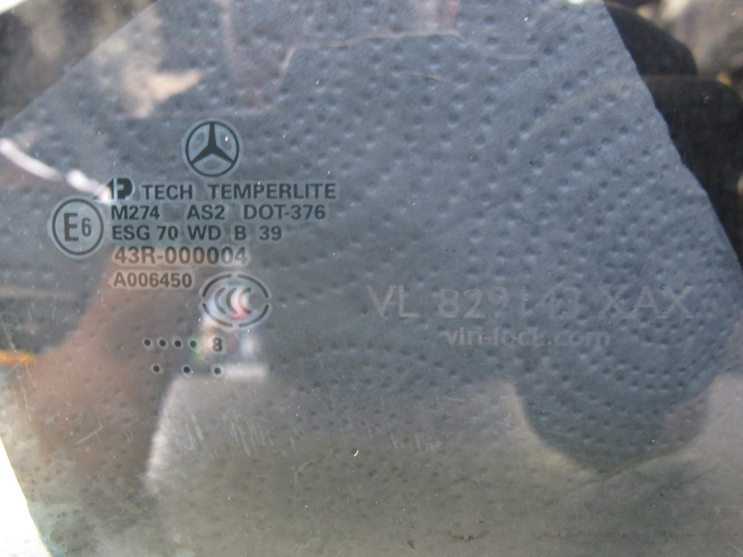 06-11 Mercedes W164 Ml-class Front Right Passenger Door Glass Window OEM