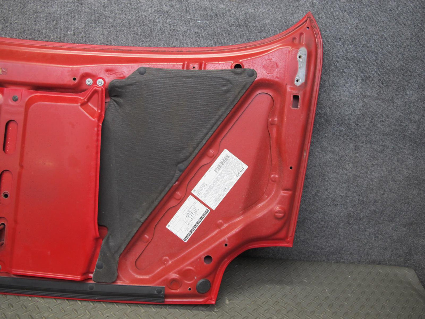00-05 Toyota MR2 Spyder ZZW30L Rear Trunk Deck Lid Shell Panel OEM