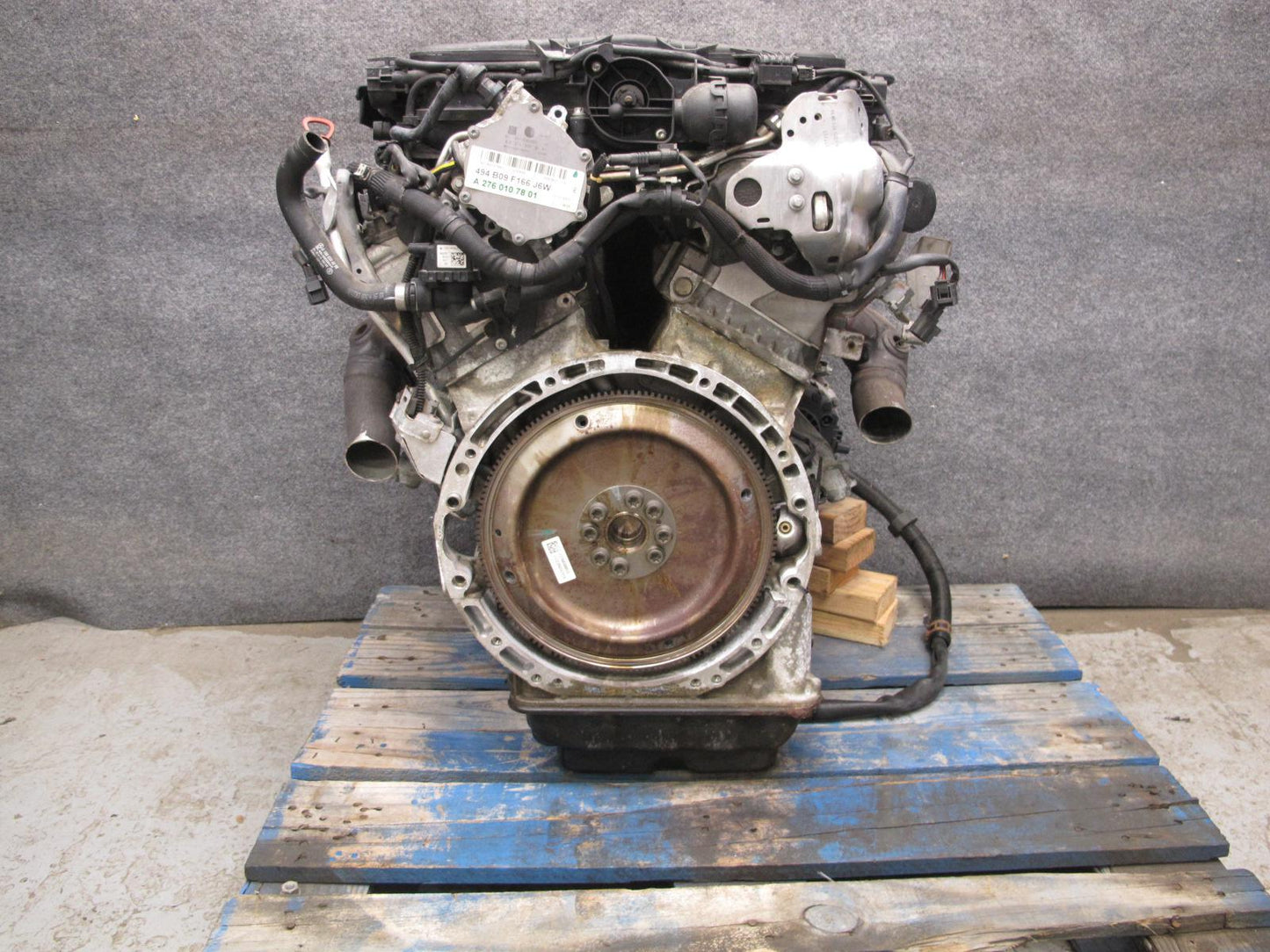 2012 Mercedes W166 ML350 M276 276.955 3.5L Engine Motor Complete OEM