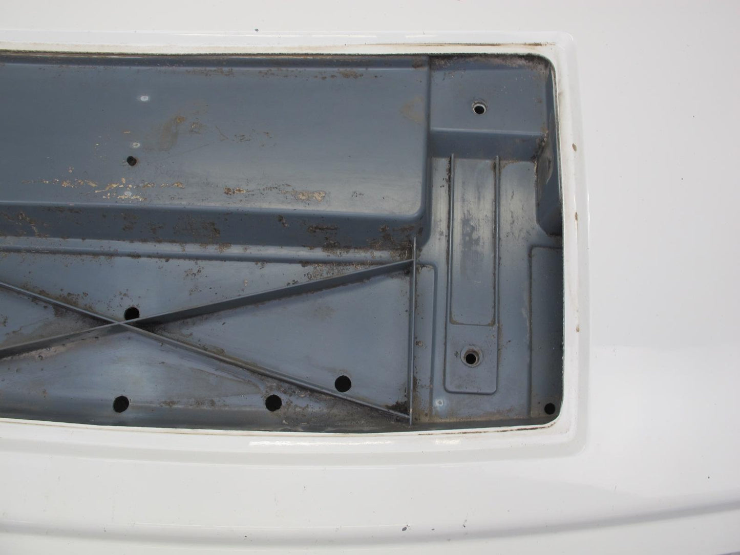 2003-2007 Hummer H2 Front Hood Bonnet Shell Cover Panel White