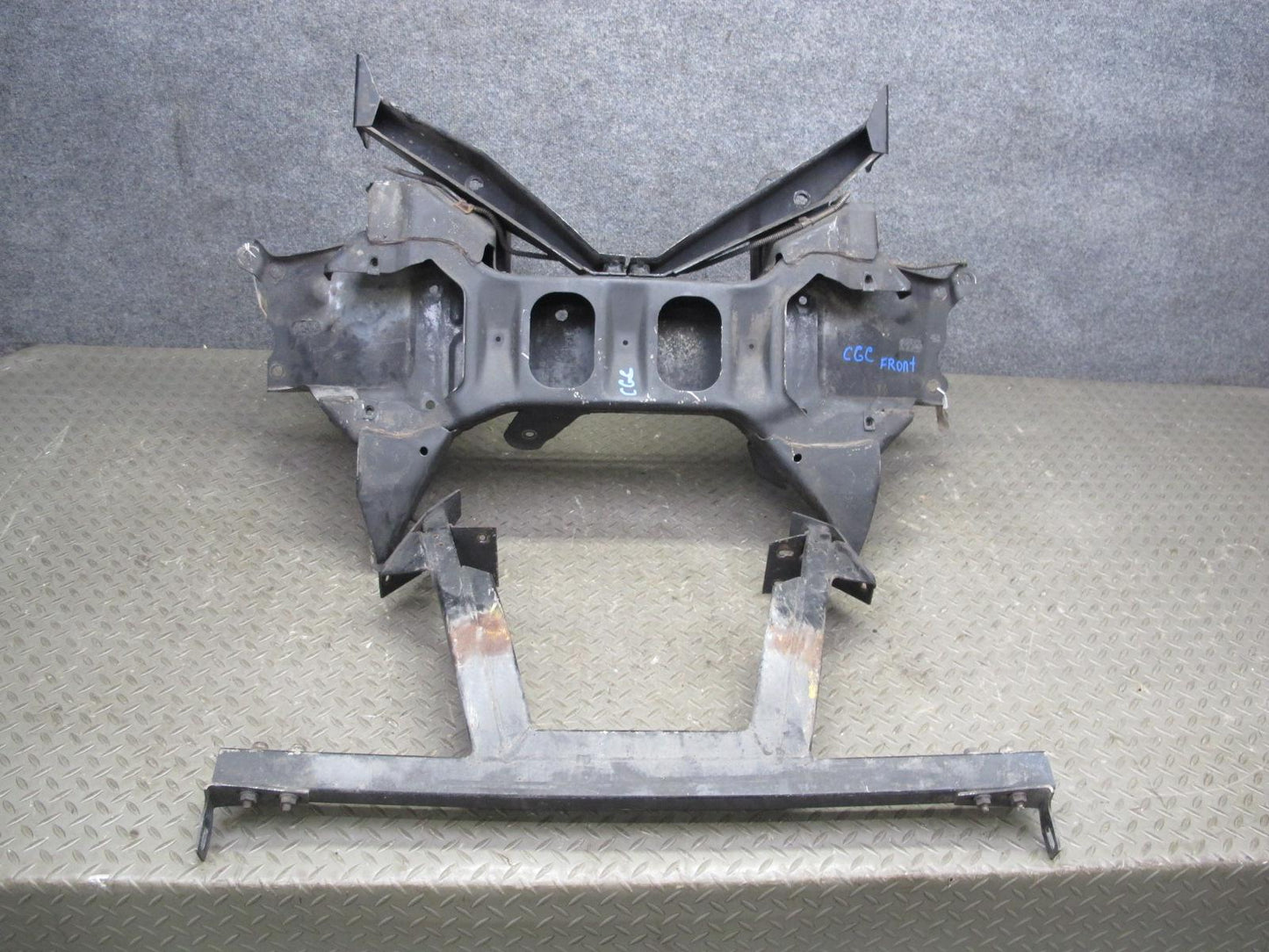 92-96 Chevrolet Corvette C4 Front Engine Crossmember Subframe w Impact Bar OEM
