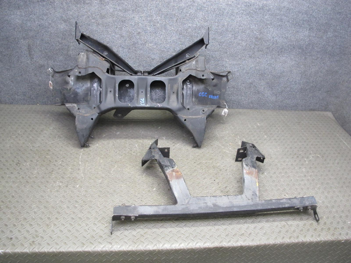 92-96 Chevrolet Corvette C4 Front Engine Crossmember Subframe w Impact Bar OEM
