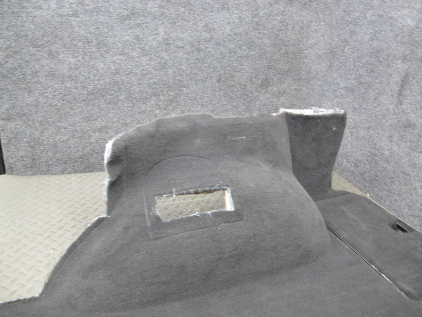 05-13 Chevrolet Corvette C6 Coupe Rear Floor Carpet Panel 15798089 OEM