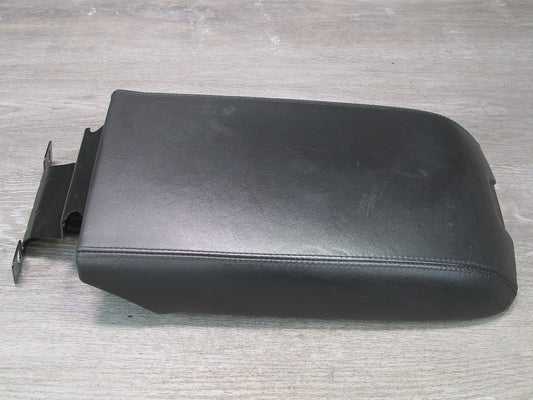 2004-2006 Cadillac XLR Center Console Lid Arm Rest Leather Black