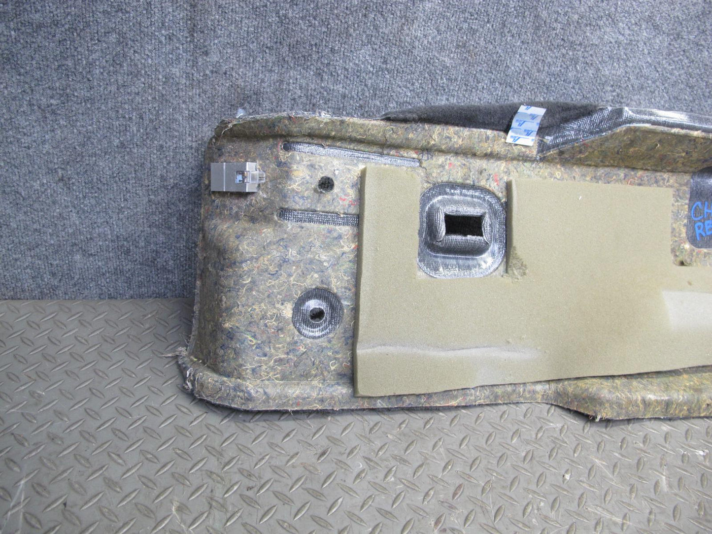 05-13 Chevrolet Corvette C6 Coupe Rear END Carpet Trim Panel 15821064 OEM