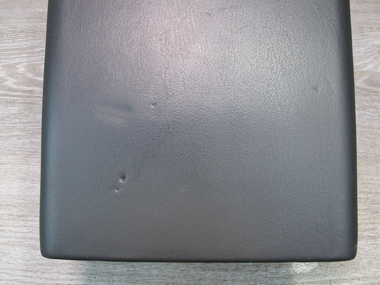 2004-2009 Cadillac XLR Rear Console Storage Compartment Box Leather Black