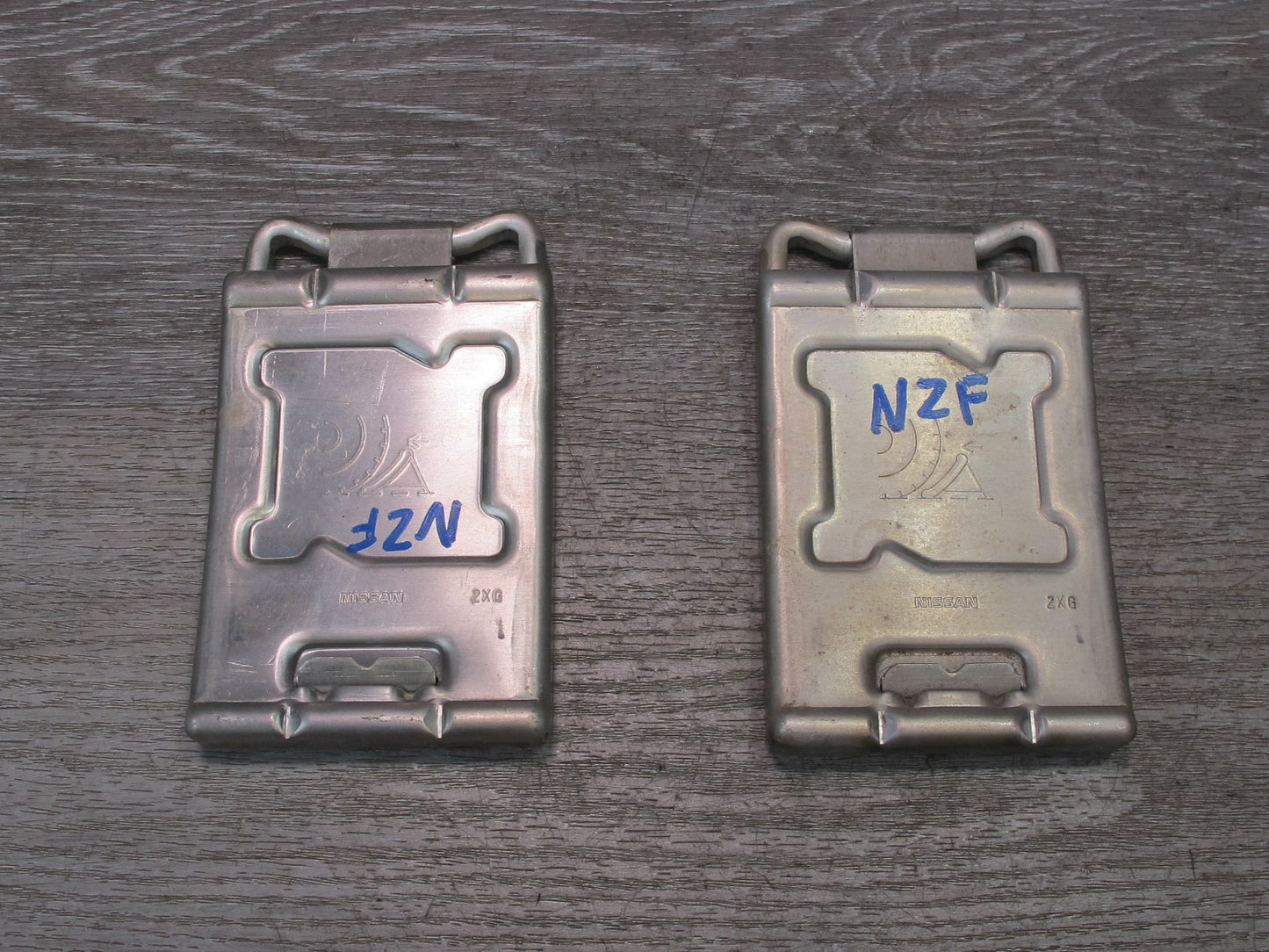 90-96 Nissan Z32 300ZX Set of 2 Wheel Chock Stopper Tool OEM