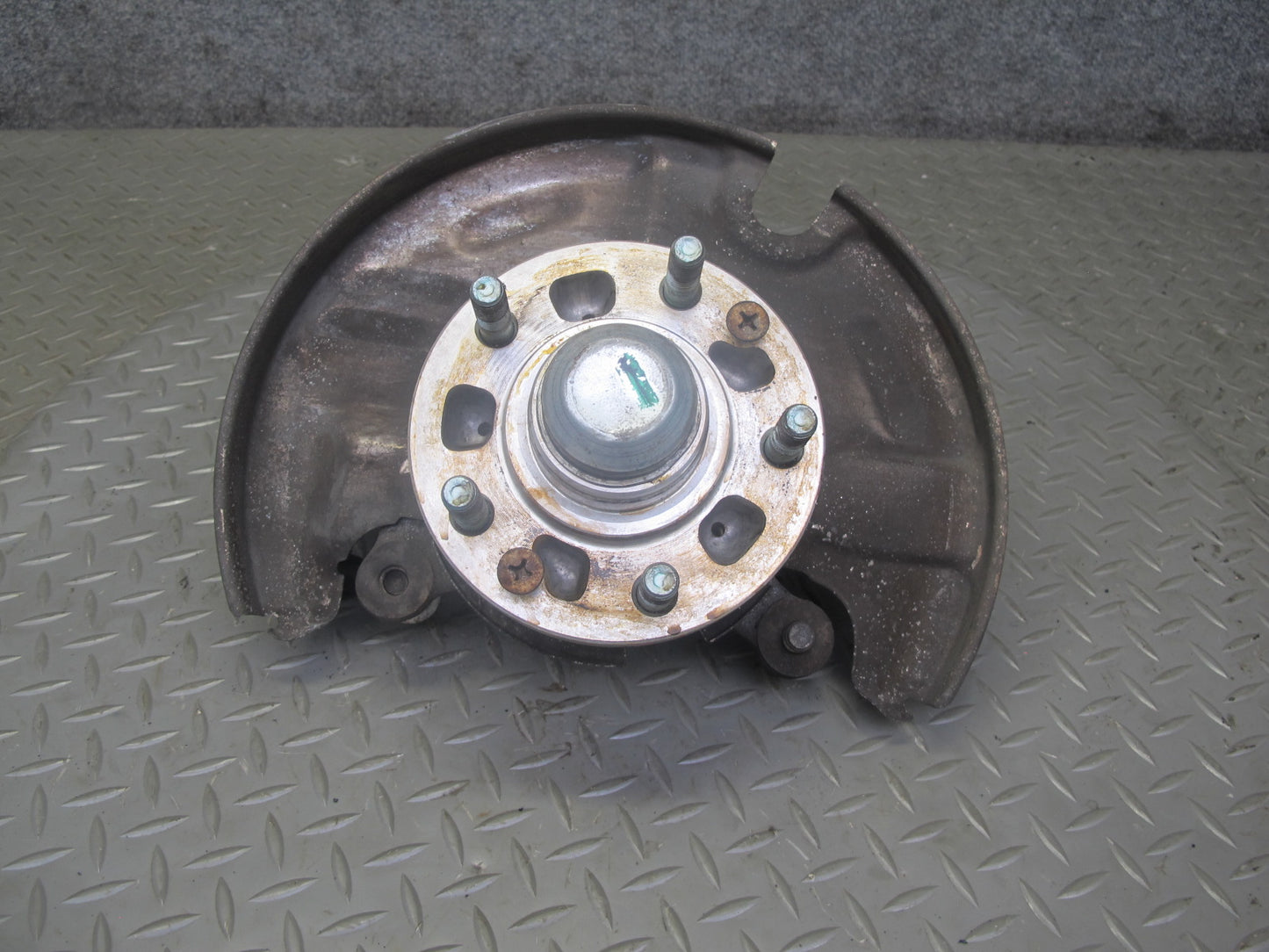 86-91 Mazda RX7 NON Turbo 5LUG Front Right Spindle Knuckle Wheel Hub Bearing OEM