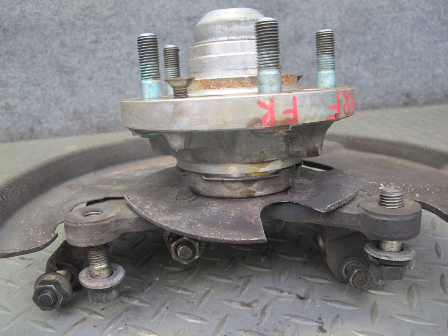 86-91 Mazda RX7 NON Turbo 5LUG Front Right Spindle Knuckle Wheel Hub Bearing OEM