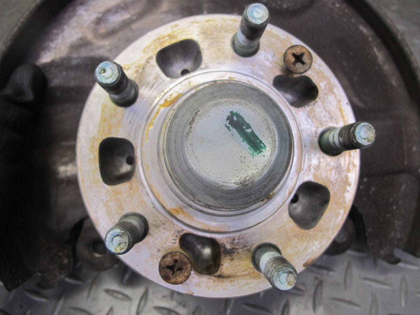 86-91 Mazda RX7 NON Turbo 5LUG Front Right Spindle Knuckle Wheel Hub Bearing OEM