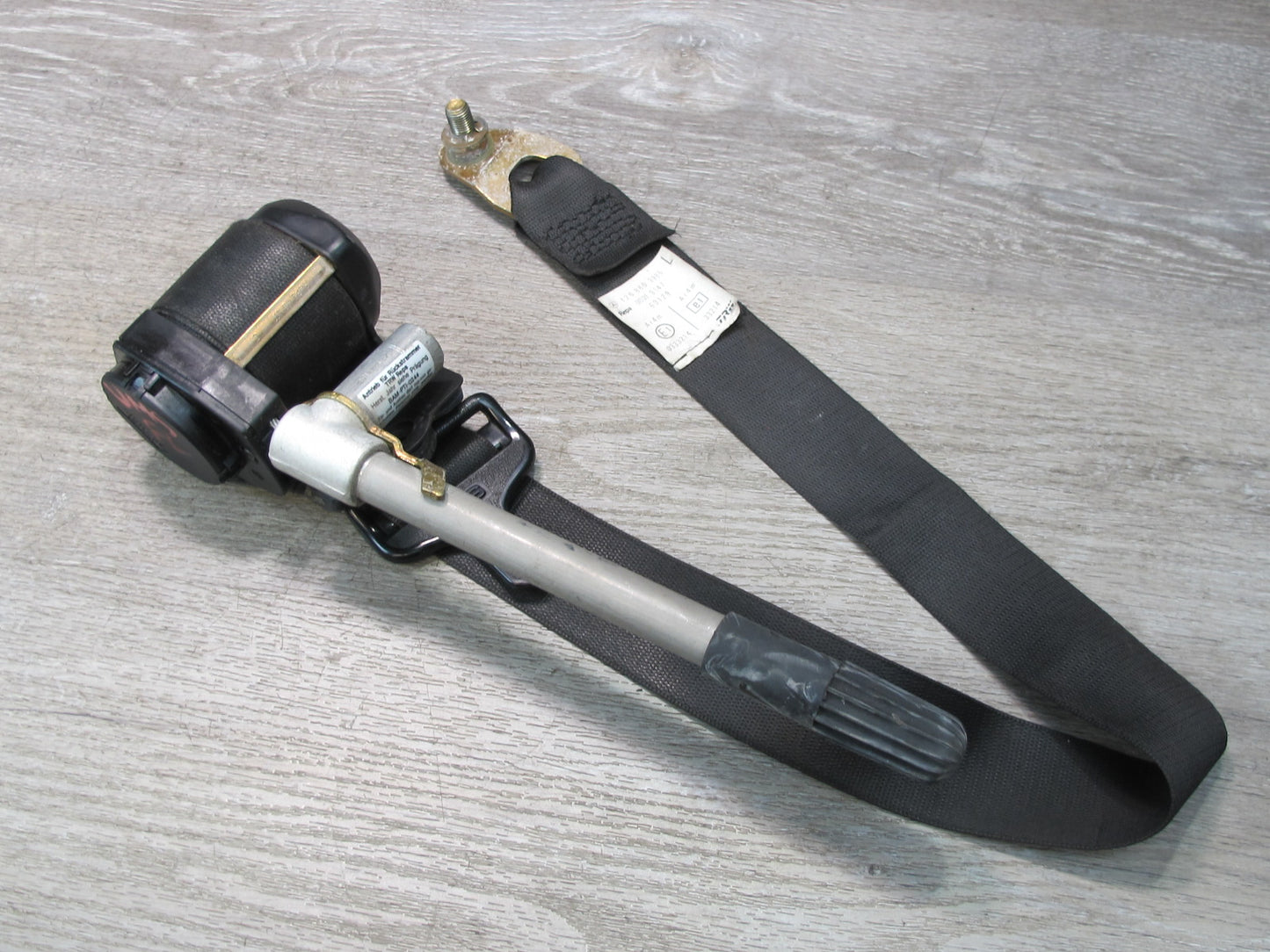 86-91 MERCEDES W126 560SEL FRONT & REAR LEFT RIGHT SIDE SEATBELT RETRACTOR SET OEM