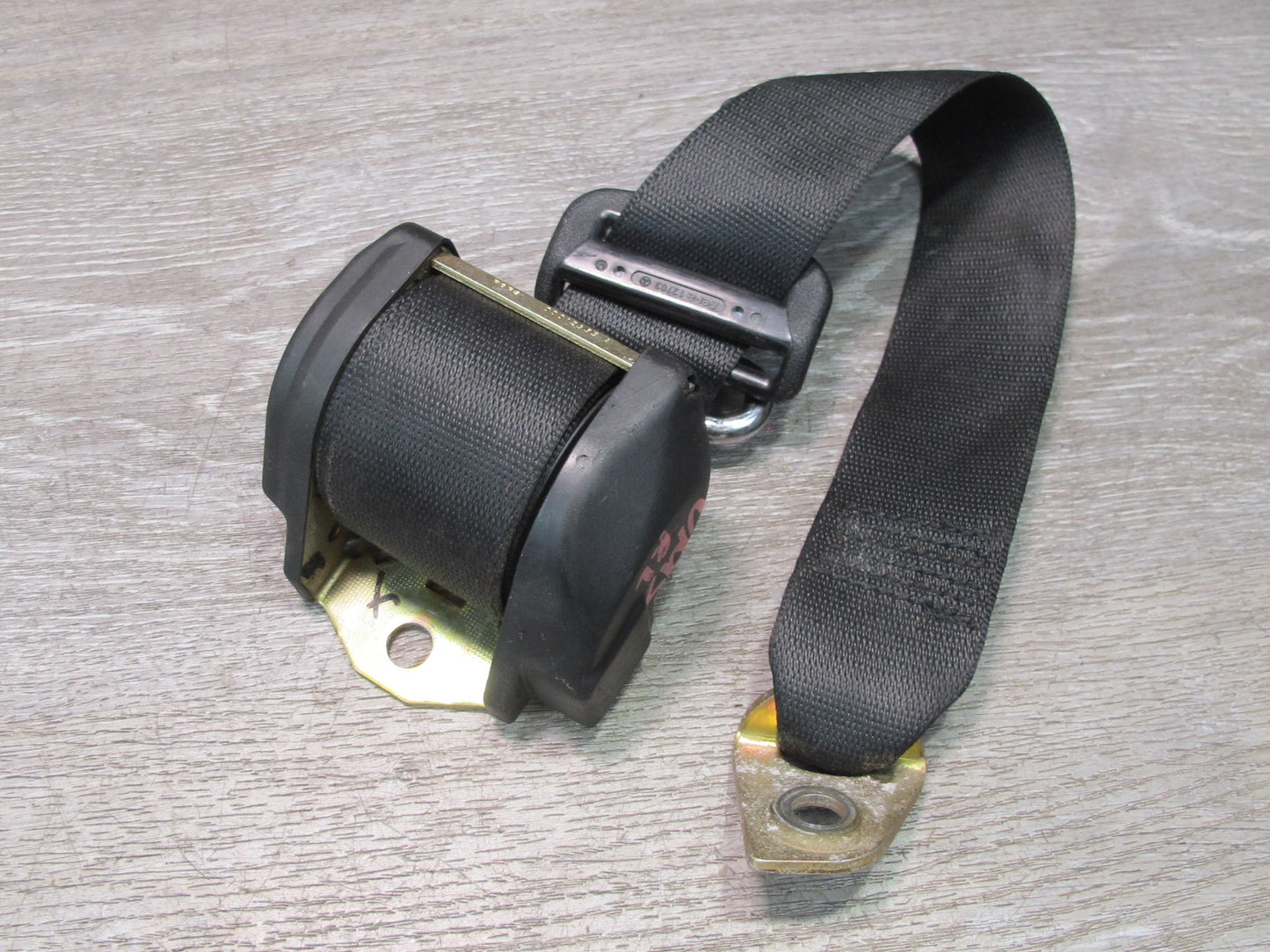 86-91 MERCEDES W126 560SEL FRONT & REAR LEFT RIGHT SIDE SEATBELT RETRACTOR SET OEM