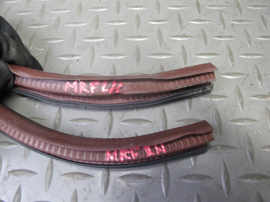 86-91 Mazda RX7 Coupe Set of 6 Left & Right Door Weatherstrip Rubber Seal OEM