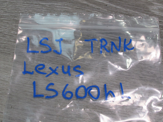 08-09 Lexus LS600hL Hybrid Rear Trunk Lid Emblem Logo Badge Symbol Set OEM