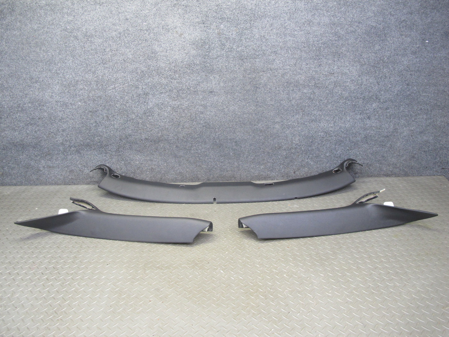 05-10 Chevrolet Corvette C6 Coupe Interior Headliner A Pillar Trim Panel Set OEM