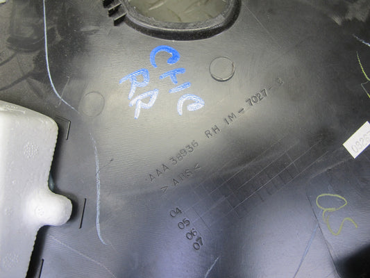 05-13 Chevrolet Corvette C6 Coupe Rear Quarter Speaker Trim Cover Panel Set OEM