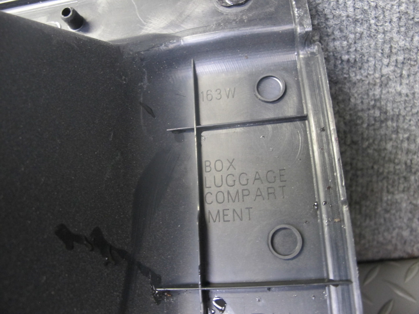 00-05 Toyota MR2 Spyder Set of 2 Behind Seat Luggage Compartment Box Trim OEM