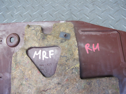 86-88 Mazda RX7 Set of 2 Left & Right Kick Trim Cover Panel RED OEM