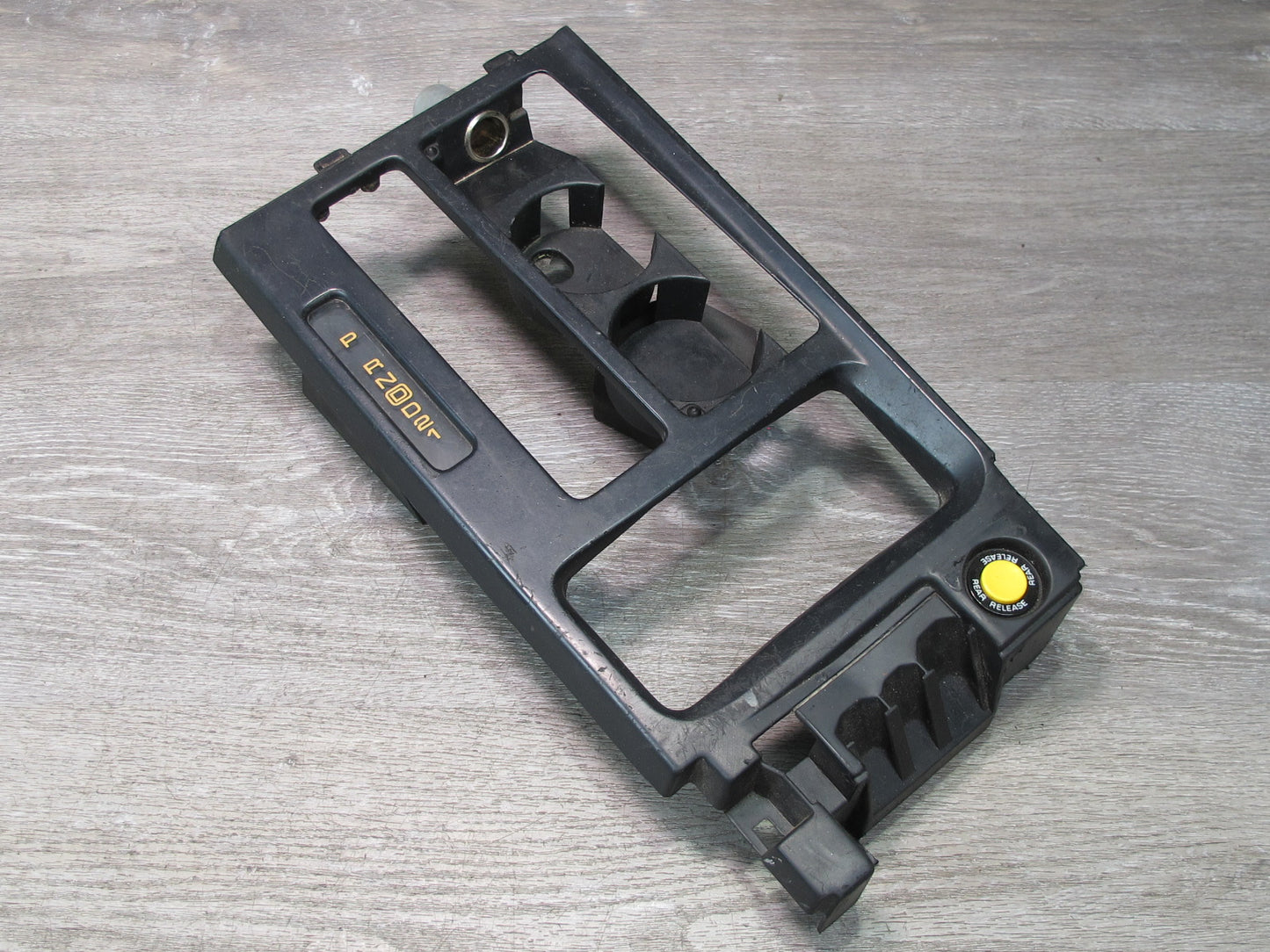 90-93 Chevrolet Corvette C4 Center Console A/T Shifter Trim Plate CUP Holder OEM