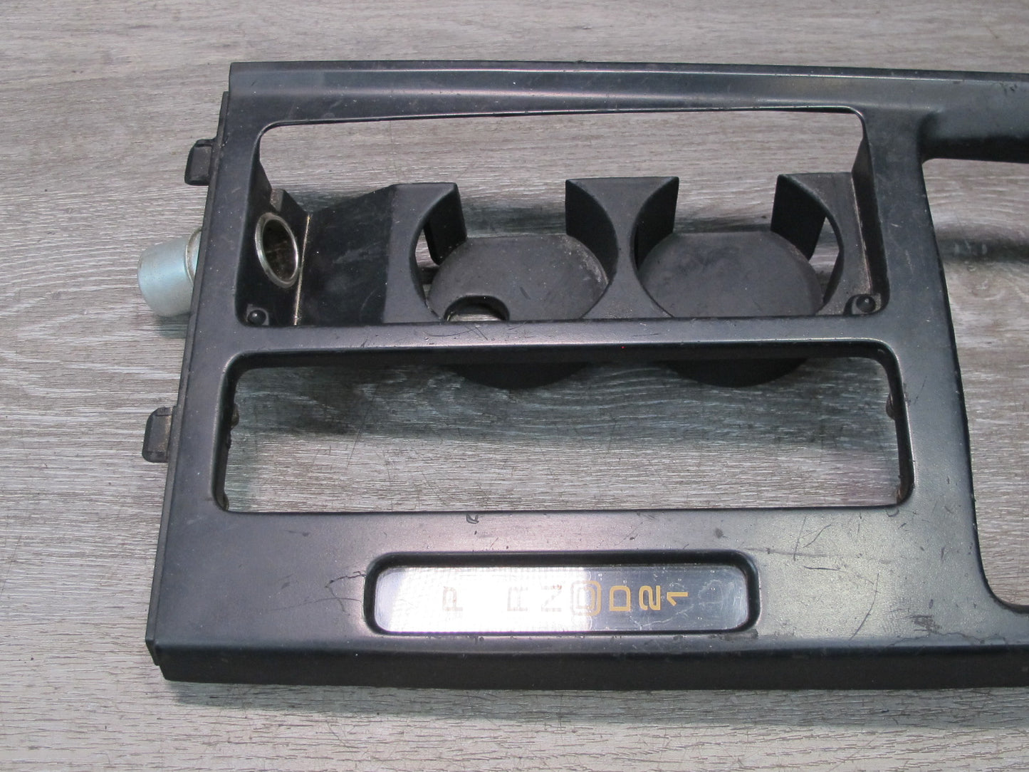 90-93 Chevrolet Corvette C4 Center Console A/T Shifter Trim Plate CUP Holder OEM