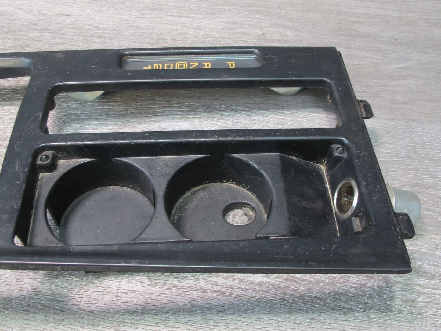 90-93 Chevrolet Corvette C4 Center Console A/T Shifter Trim Plate CUP Holder OEM