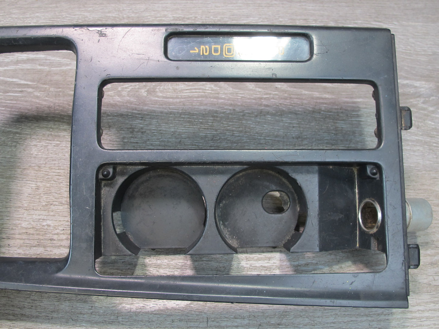 90-93 Chevrolet Corvette C4 Center Console A/T Shifter Trim Plate CUP Holder OEM