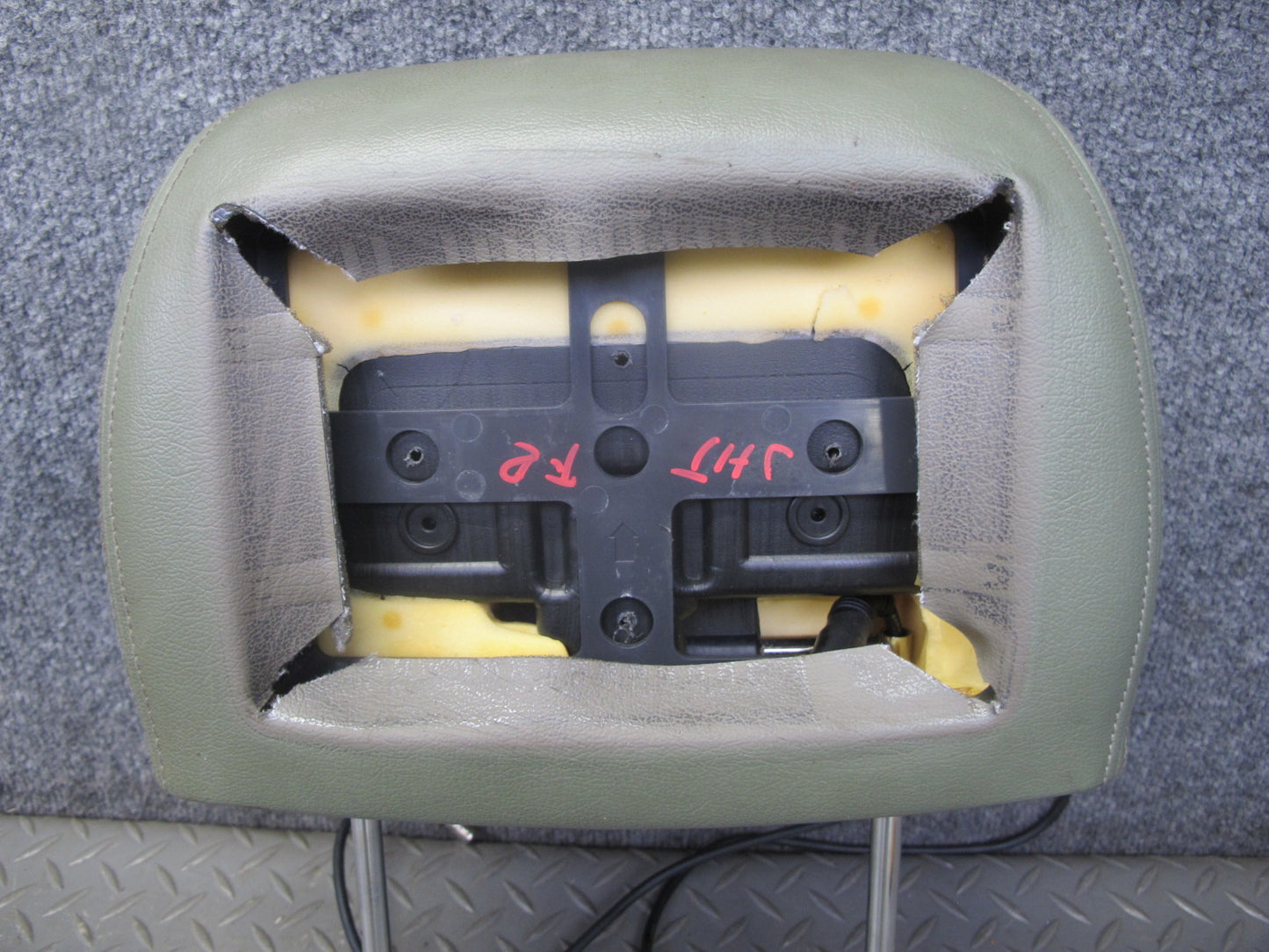 2003-2007 Hummer H2 Front Right & Left Side Seat Headrest Leather Set