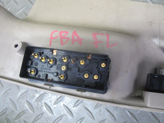 91-95 BMW E34 5-SERIES Set of 2 Front Left Right Seat Trim Cover w Switches OEM