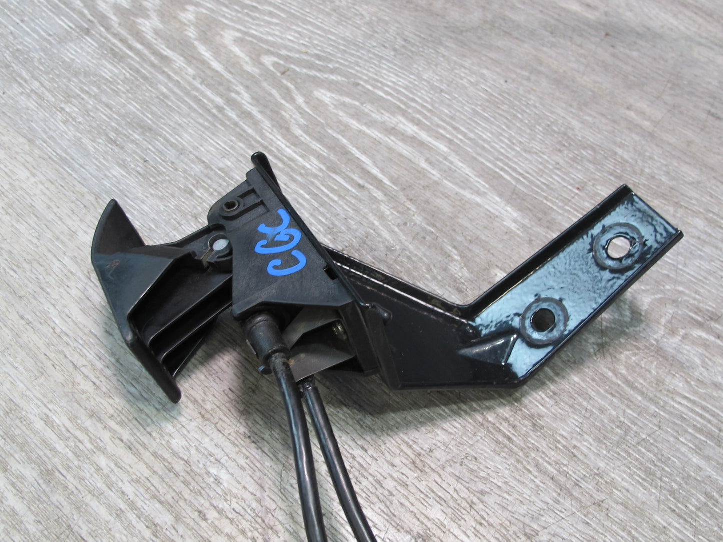 90-96 Chevrolet Corvette C4 Hood Lock Release Handle & Cable Set OEM