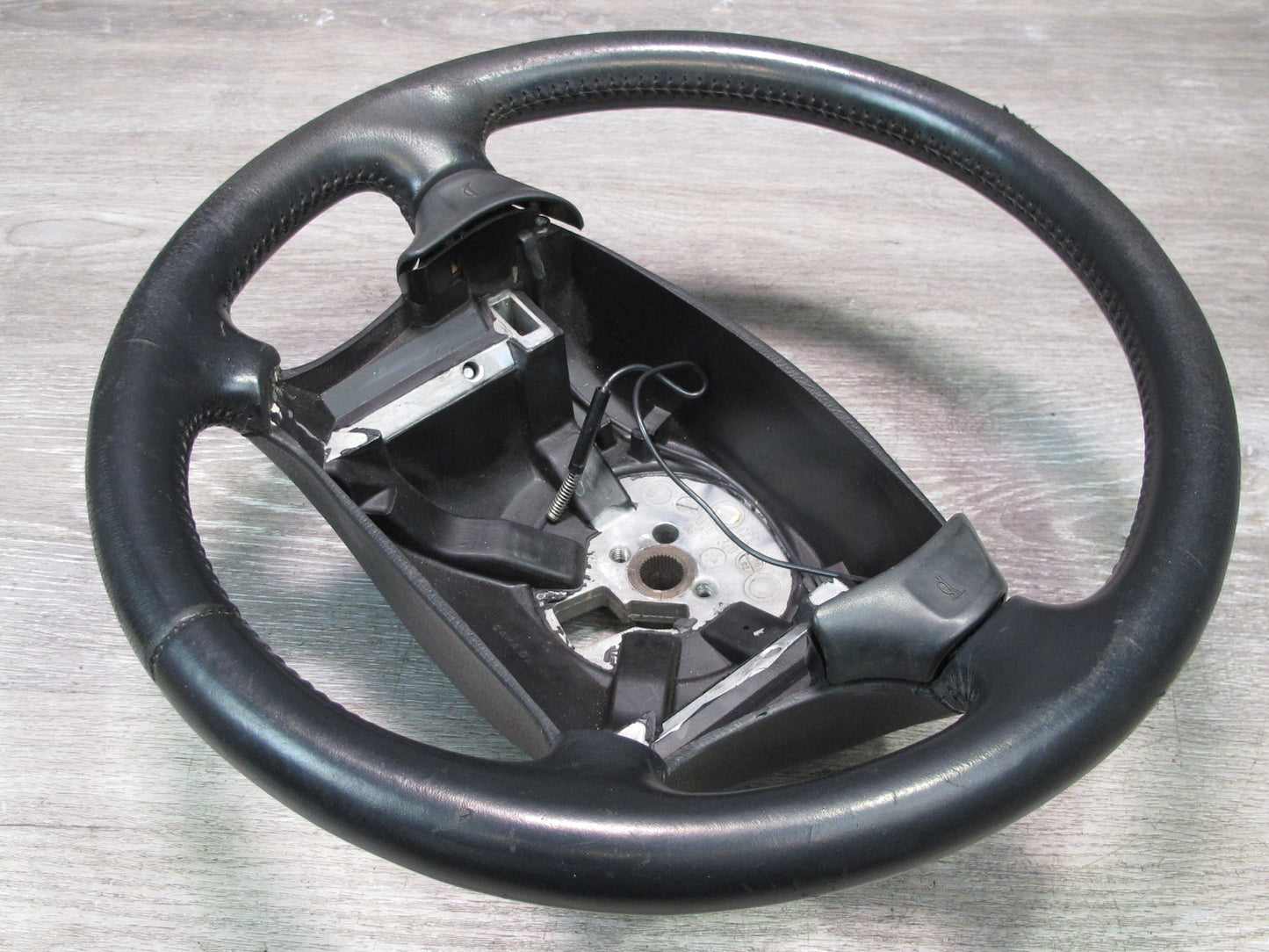 90-93 Chevrolet Corvette C4 4-SPOKE Leather Steering w Horn Buttons OEM
