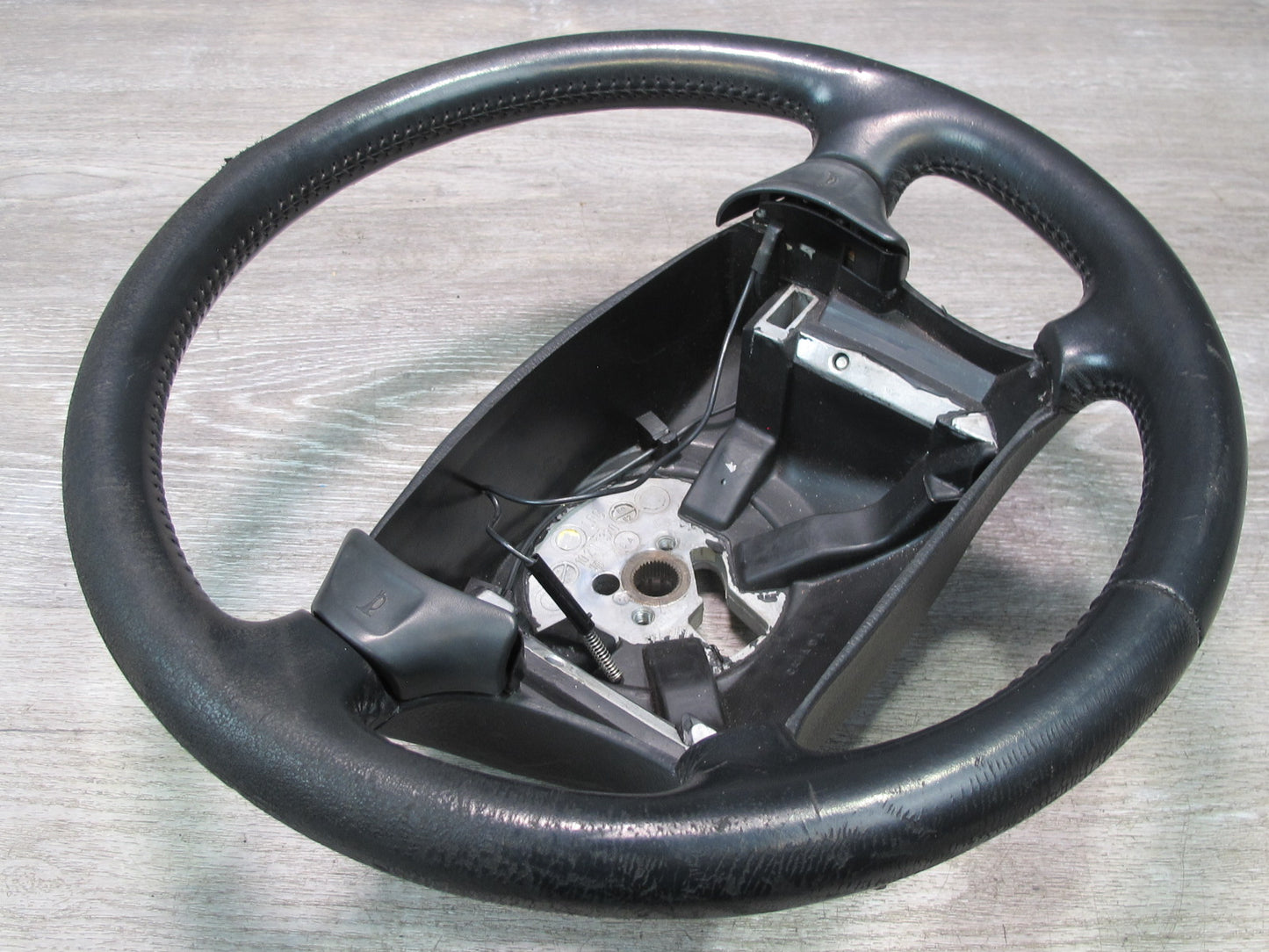 90-93 Chevrolet Corvette C4 4-SPOKE Leather Steering w Horn Buttons OEM