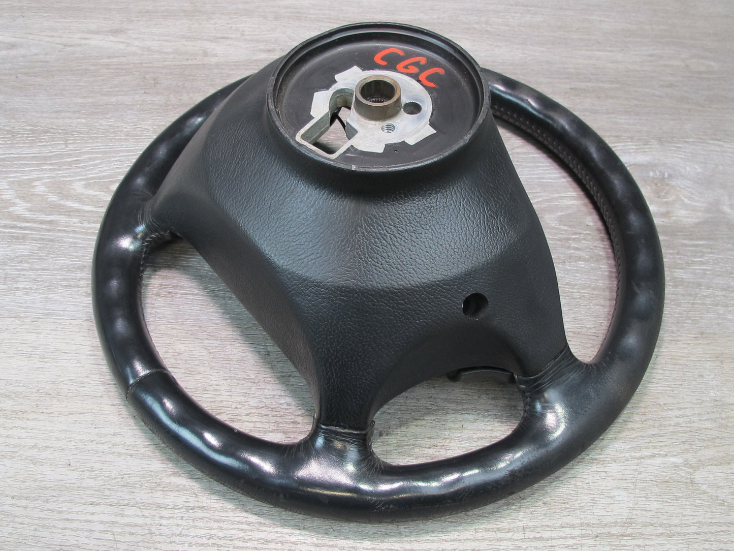 90-93 Chevrolet Corvette C4 4-SPOKE Leather Steering w Horn Buttons OEM