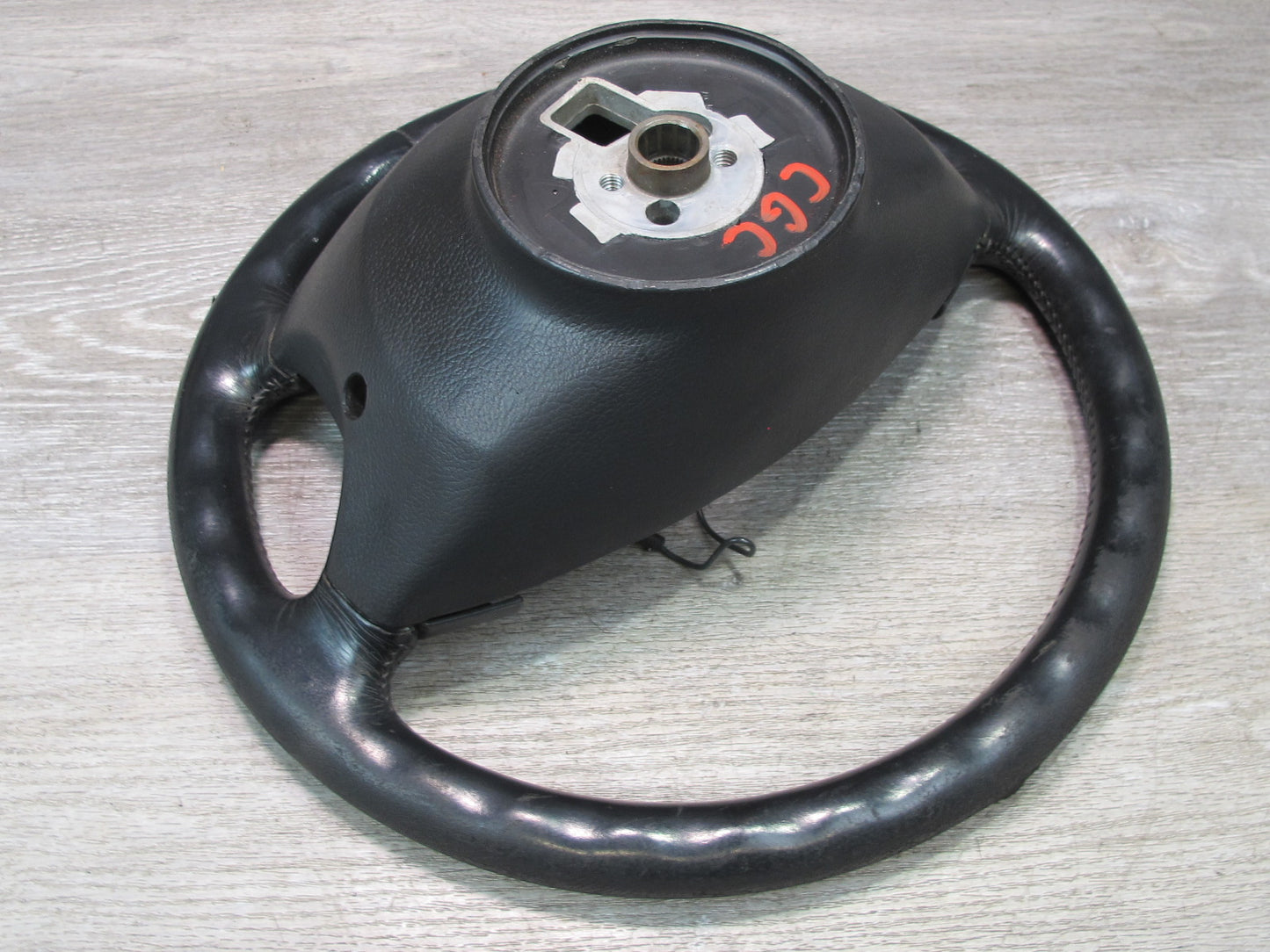 90-93 Chevrolet Corvette C4 4-SPOKE Leather Steering w Horn Buttons OEM