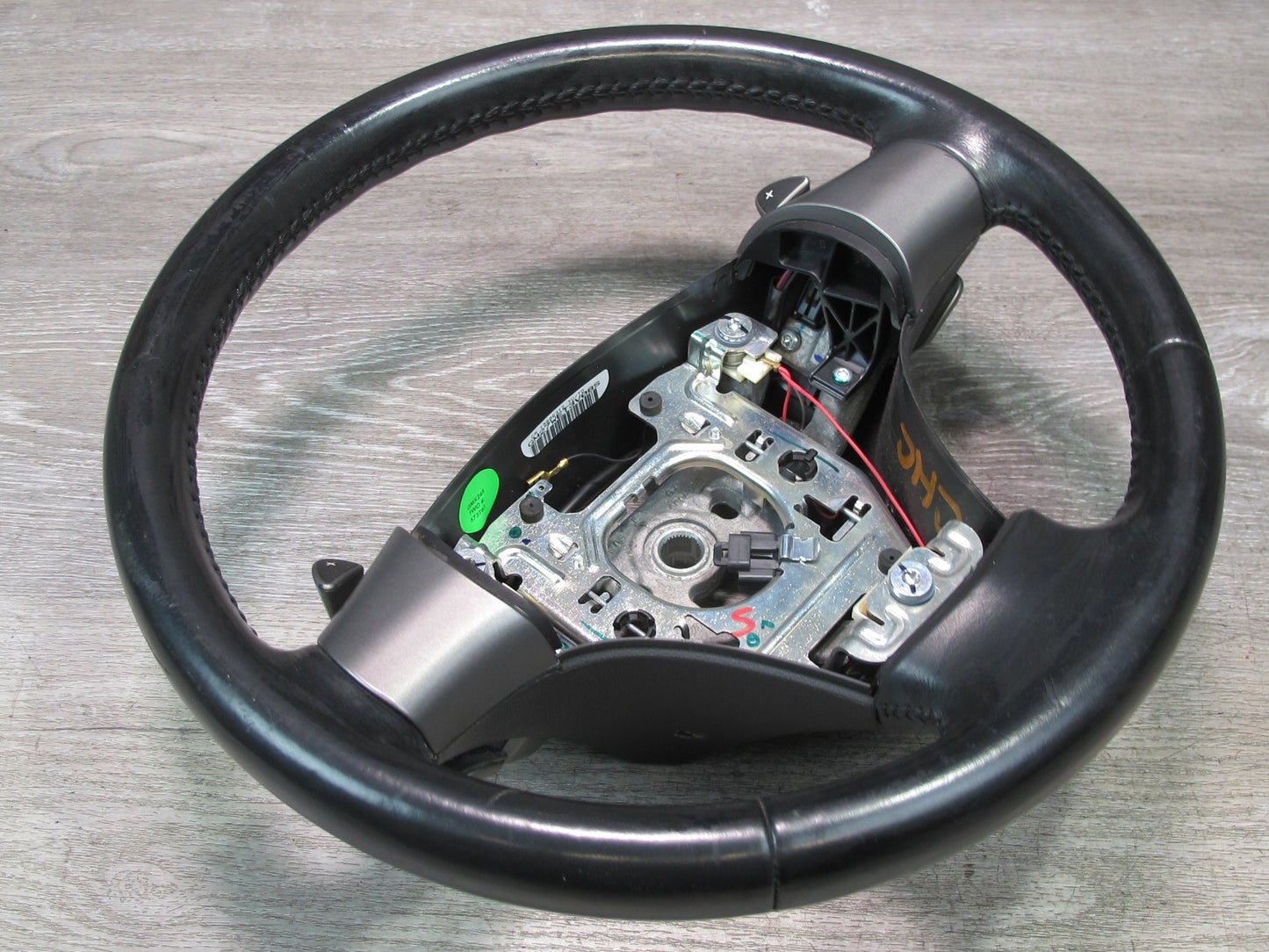 2006 Chevrolet Corvette C6 A/T Leather Steering w Paddles Black OEM