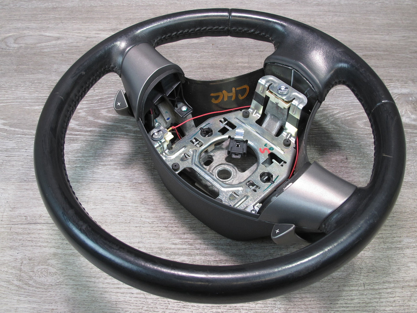 2006 Chevrolet Corvette C6 A/T Leather Steering w Paddles Black OEM