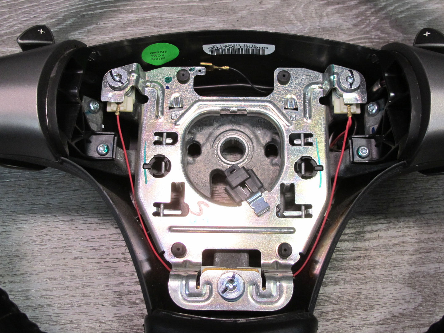 2006 Chevrolet Corvette C6 A/T Leather Steering w Paddles Black OEM