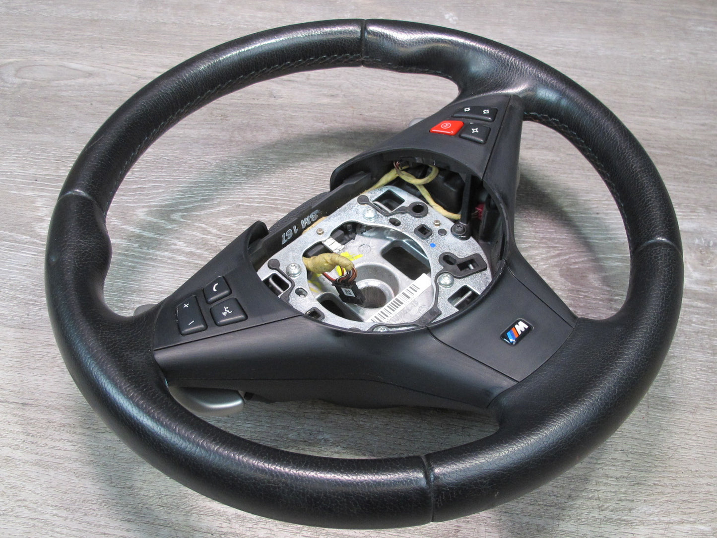 2006-2010 BMW E63 E64 M6 SMG M Sport Leather Steering Black w Controls & Paddles