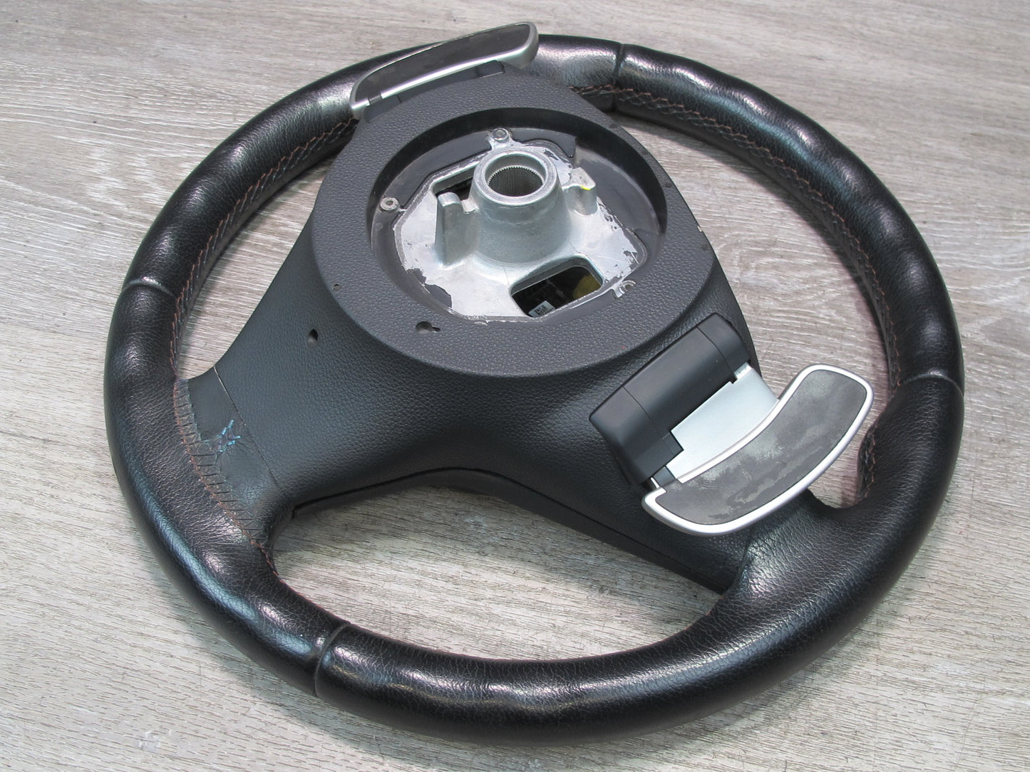 2006-2010 BMW E63 E64 M6 SMG M Sport Leather Steering Black w Controls & Paddles