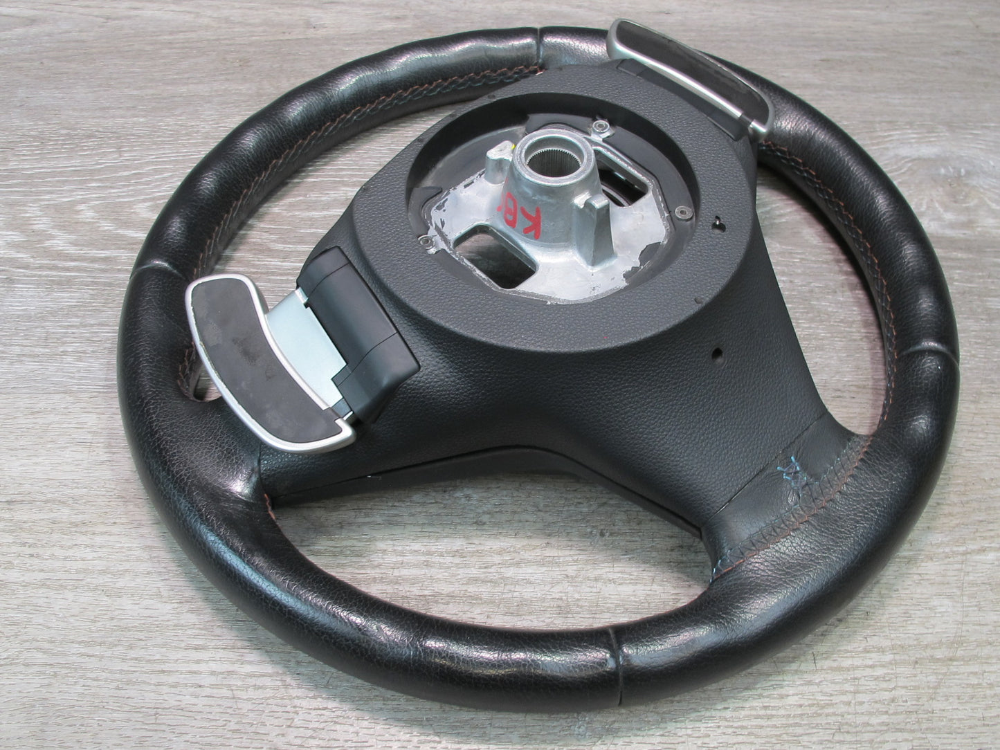2006-2010 BMW E63 E64 M6 SMG M Sport Leather Steering Black w Controls & Paddles