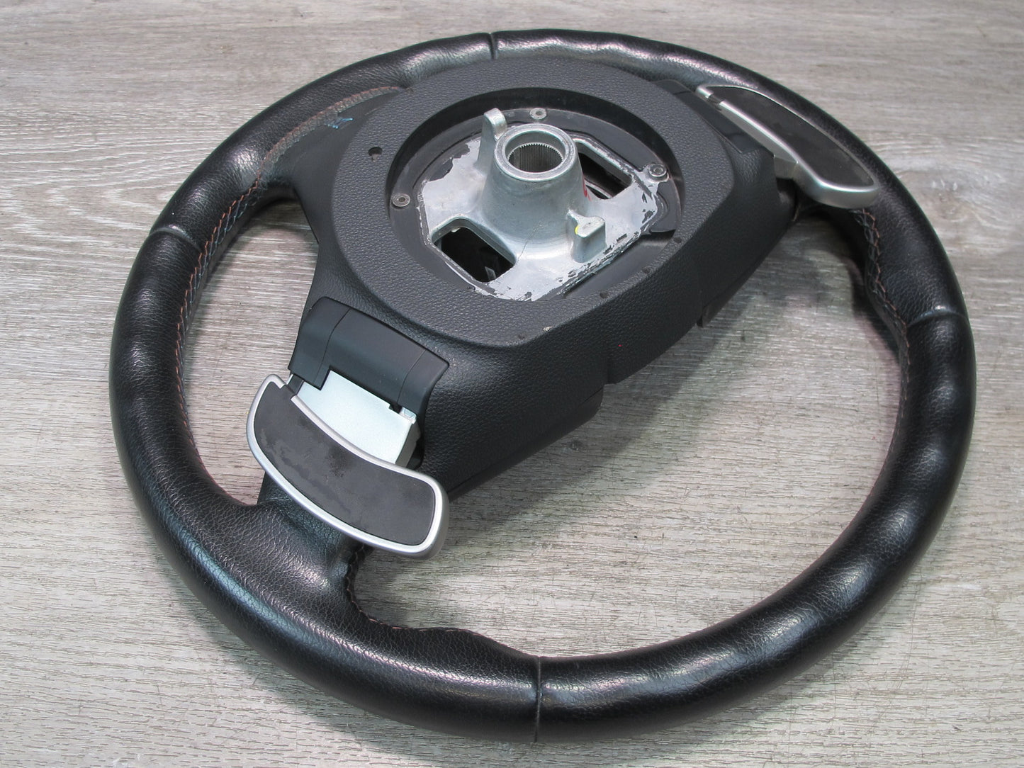 2006-2010 BMW E63 E64 M6 SMG M Sport Leather Steering Black w Controls & Paddles