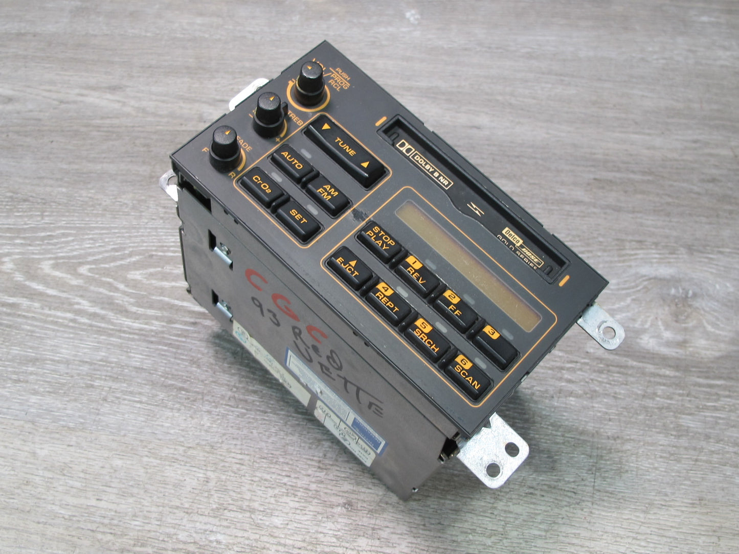 92-93 Chevrolet Corvette C4 Bose Gold Series CD Cassette AM FM Radio Player OEM