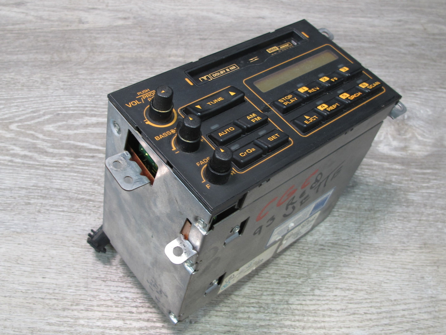 92-93 Chevrolet Corvette C4 Bose Gold Series CD Cassette AM FM Radio Player OEM