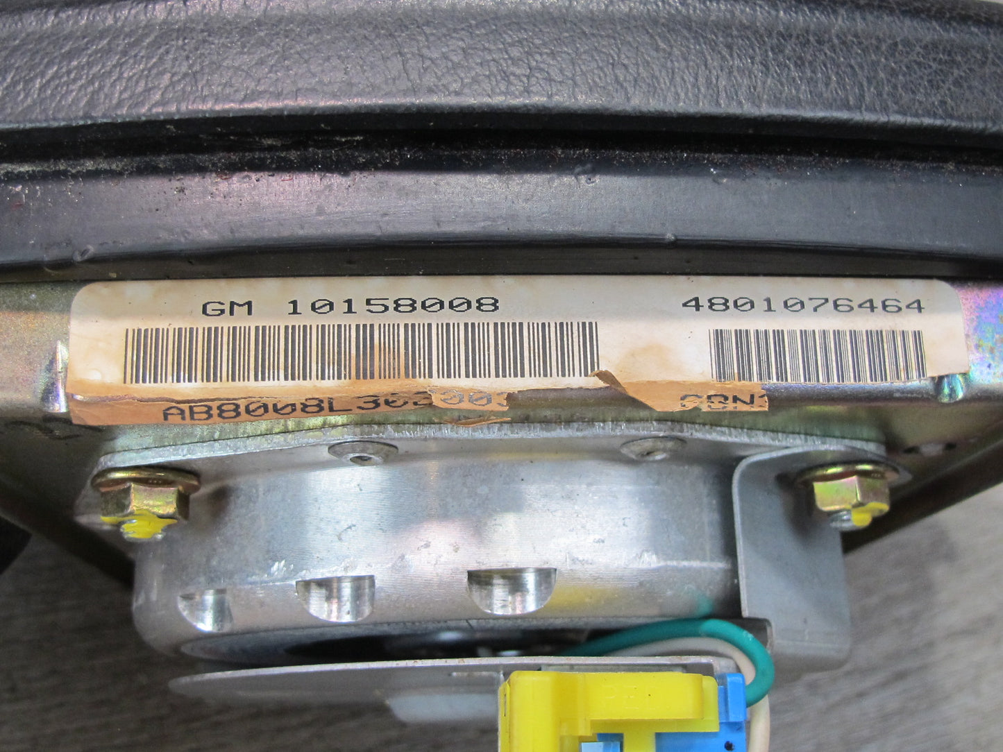 91-93 CHEVROLET CORVETTE C4 FRONT LEFT DRIVER SIDE STEERING WHEEL SRS AIRBAG OEM