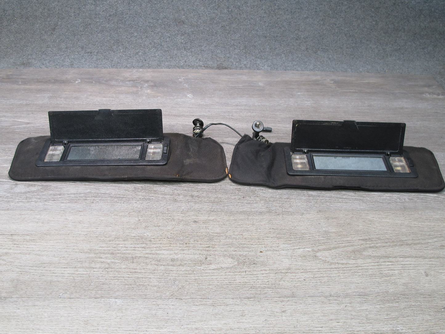 84-96 Chevrolet Corvette C4 Set of 2 Left & Right Sun Visor Shade OEM