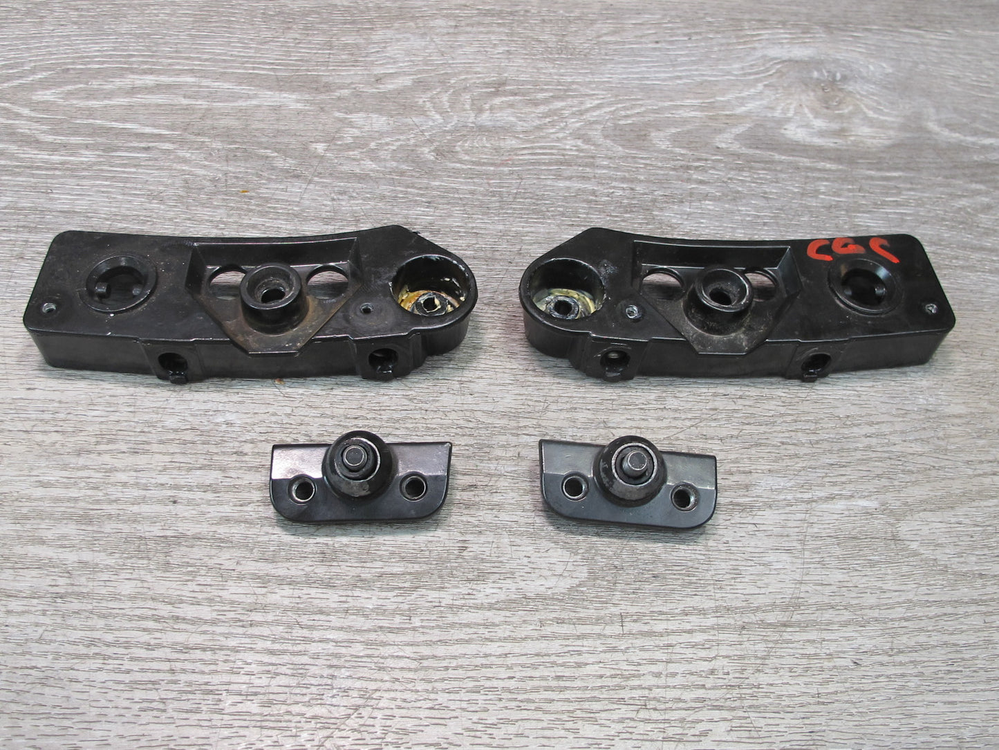 89-96 Chevrolet Corvette C4 Set of 4 Targa TOP Roof Mount Bracket Hardware OEM