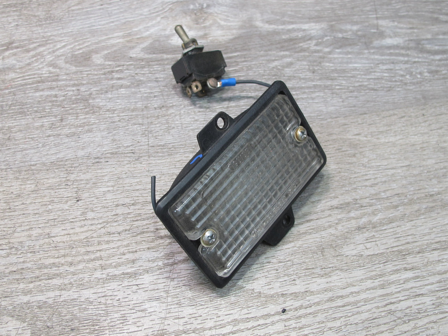 84-96 Chevrolet Corvette C4 Set of 2 Under Hood Light Lamp w Toggle Switch OEM