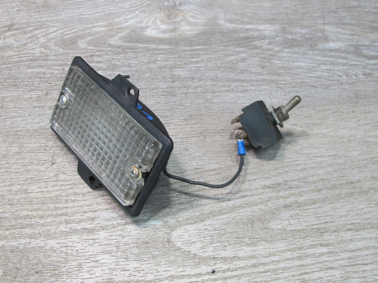 84-96 Chevrolet Corvette C4 Set of 2 Under Hood Light Lamp w Toggle Switch OEM